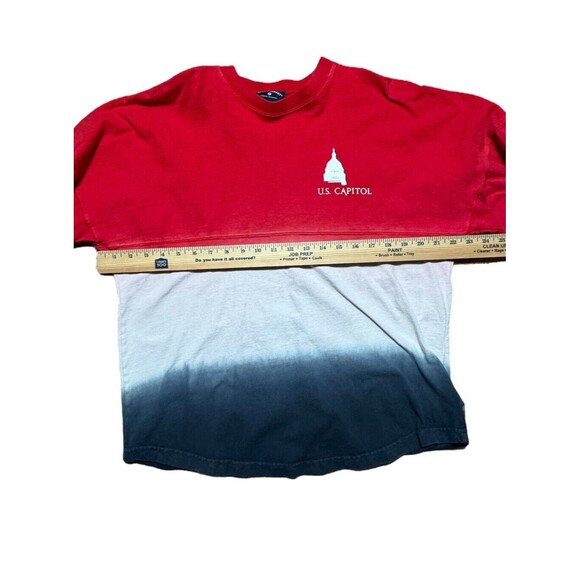 Spirit Jersey US‎ Capitol Washington DC Red White Blue Long Sleeve Shirt Size S - Picture 12 of 14